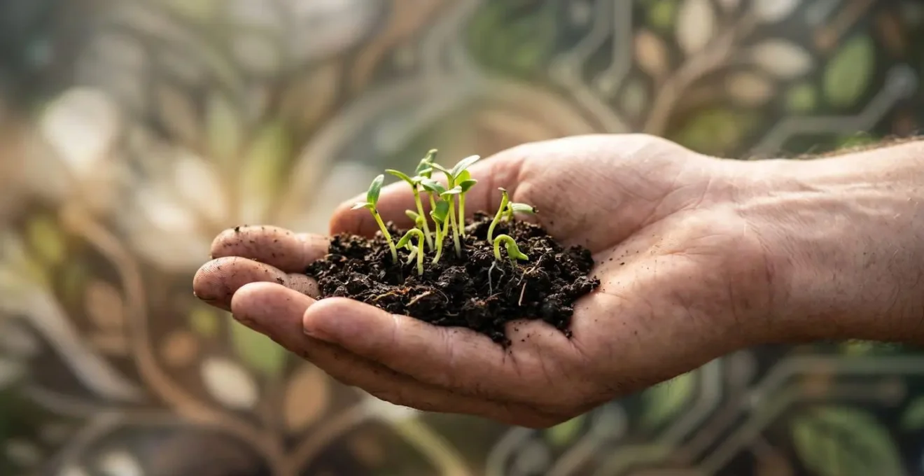 Scène symbolisant l'investissement accessible dans les technologies vertes françaises et l'innovation durable