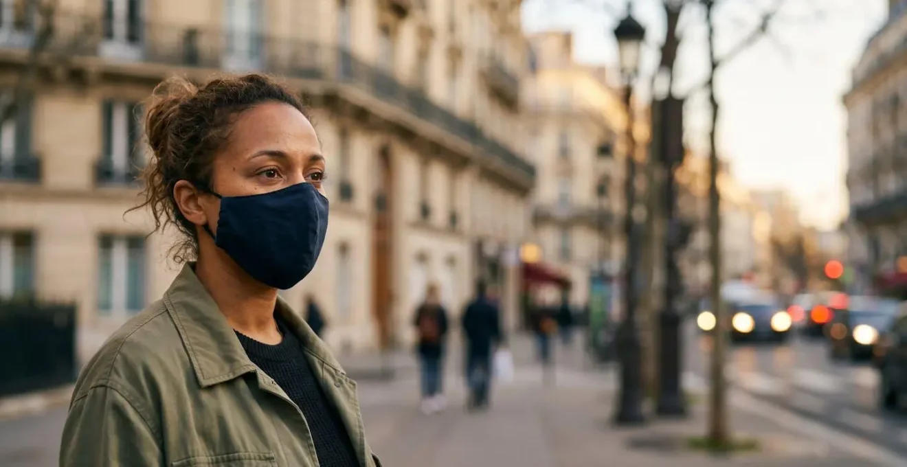Protection respiratoire face à la pollution dans une grande ville française