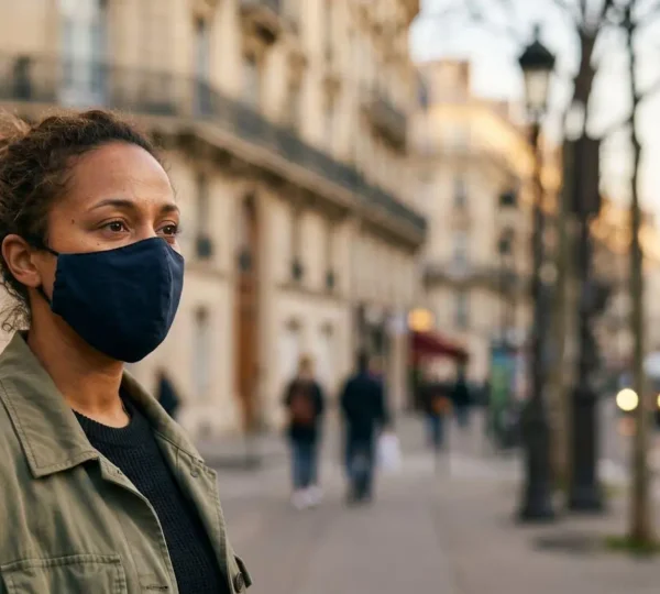 Protection respiratoire face à la pollution dans une grande ville française